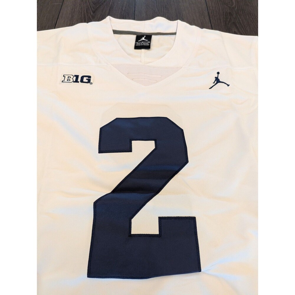 Blake Corum #2 Michigan Wolverines White Football Jersey Men's Small - Picture 3 of 5